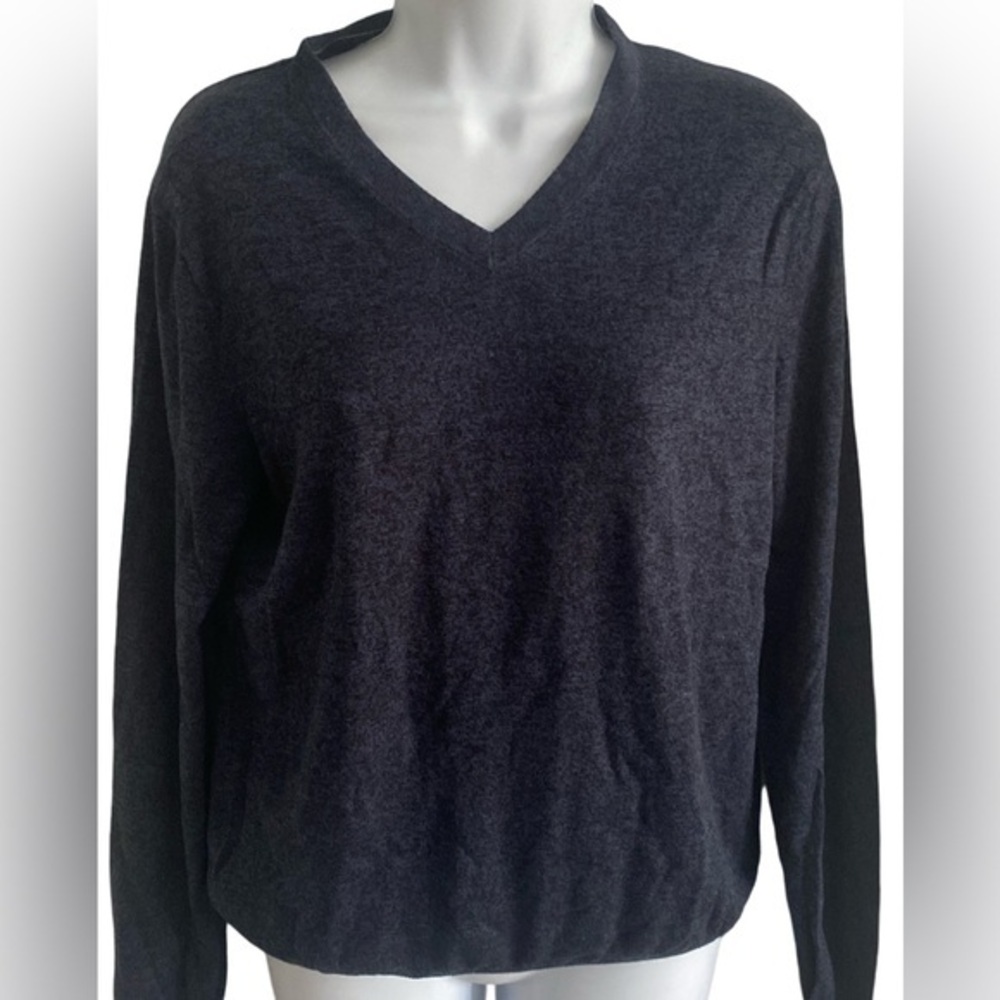 Banana Republic Luxury Blend VNeck Sweater - S blue ,silk cotton cashmere